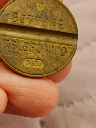 6 gettoni telefonici antichi