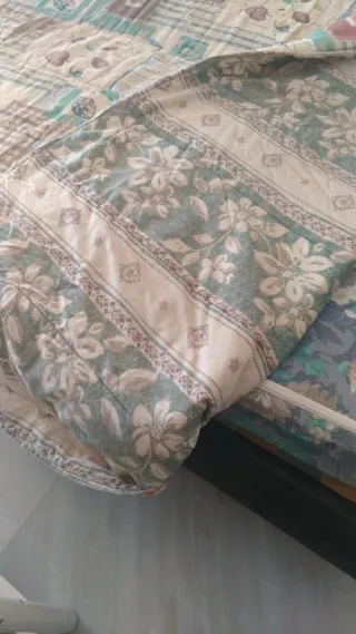 Sofá cama 3 plazas tela estampado