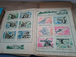 Álbum cromos Historia de las Armas casi completo
