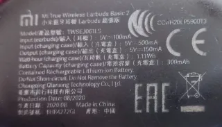 Auriculares Bluetooth Mi Xiaomi Basic 2