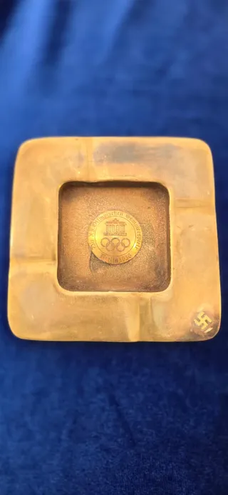 Cenicero Bronce Juegos Olímpicos Berlín 1936