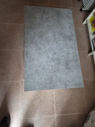 Mesa de centro piedra y madera