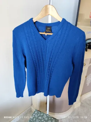 Maglia Heinzelmann donna blu taglia S/M