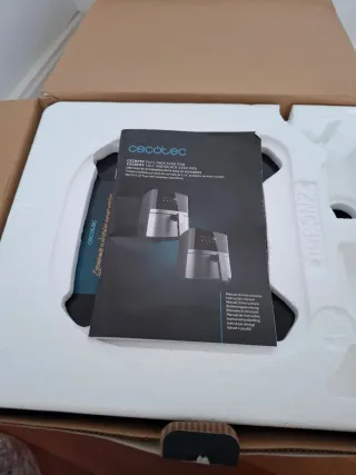 Cecotec Freidora Aire 5,5L Full Inoxblack 5500 Pro