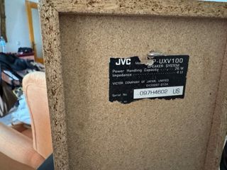 Minicadena Sony con 2 altavoces JVC