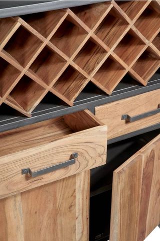 Credenza Dispensa Legno Stile Industrial