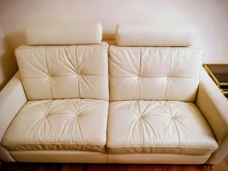 Conjunto Sofás Piel Crudo 2+3 Plazas