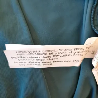 Vestido Zara Terciopelo Largo Azul Teal