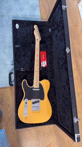 Fender player telecaster 75 aniv ZURDA