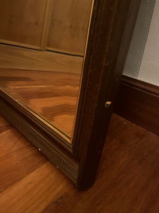 Espejo vintage madera y cristal