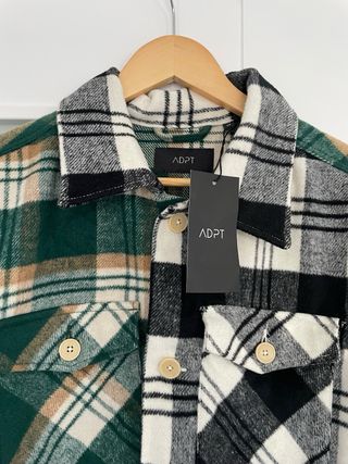 Sobrecamisa ADPT a cuadros. Nuevo con etiqueta.
