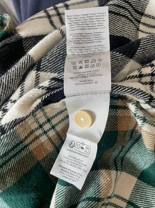 Sobrecamisa ADPT a cuadros. Nuevo con etiqueta.