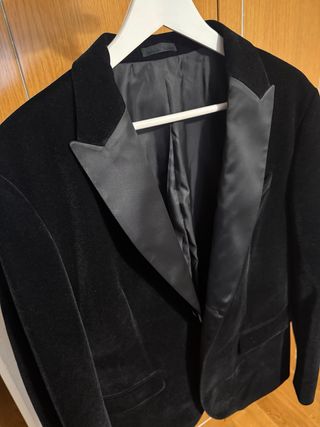 Americana smoking terciopelo Hombre