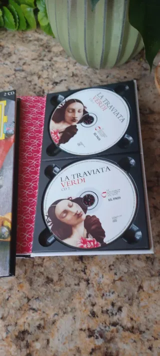 CD Ópera Verdi La Traviata y Rogoletto