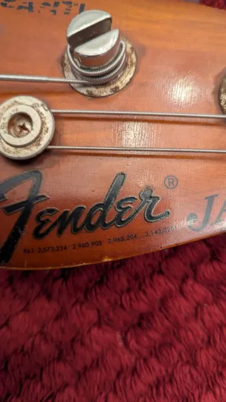 Bajo Fender Jazz Bass 1970 Sunburst