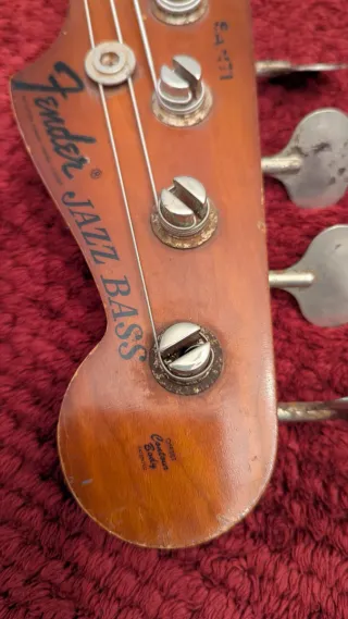 Bajo Fender Jazz Bass 1970 Sunburst