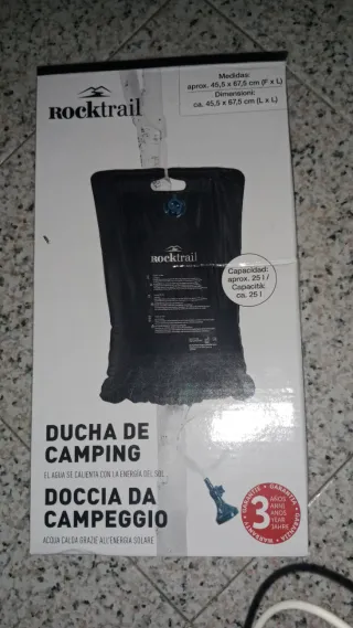 Ducha de camping Rocktrail 25L