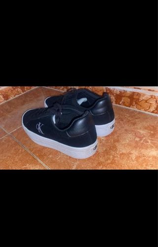 Zapatillas Calvin Klein Negras Plataforma