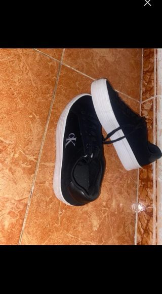 Zapatillas Calvin Klein Negras Plataforma