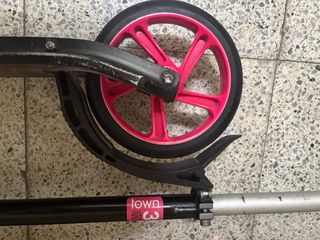 Patinete Oxelo Negro y Rosa