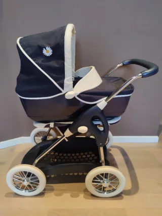 Carricoche y silla de bebés retro (muñecos)