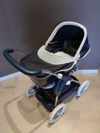 Carricoche y silla de bebés retro (muñecos)