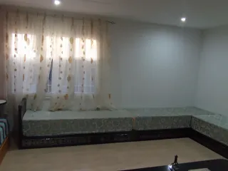 Sofá Marroquí Tela y Madera