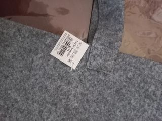 Borsa lana cotta grigia