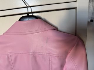 Giacca rosa Twinset bambina similpelle