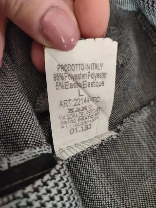 Pantaloni donna fantasia pied de poule