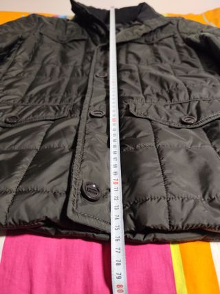 Chaqueta Sahariana Zara Man Verde Oscuro Talla M