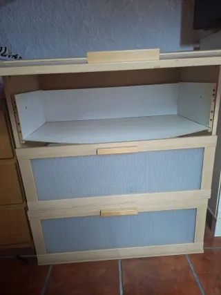 Cajonera 3 cajones madera Ikea