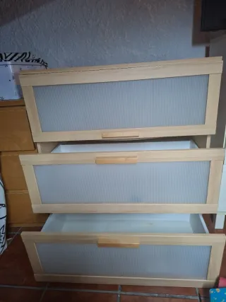 Cajonera 3 cajones madera Ikea