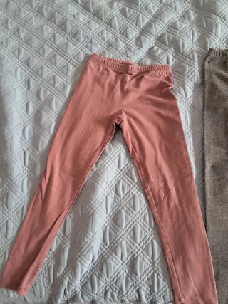 Lote 2 mallas niña rosa y gris