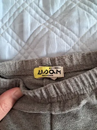 Lote 2 mallas niña rosa y gris