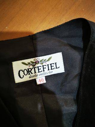 Chaleco Terciopelo Marrón Cortefiel Talla 40