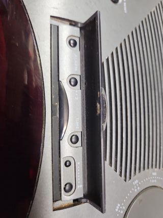 Radio Despertador Philips Negro/Gris