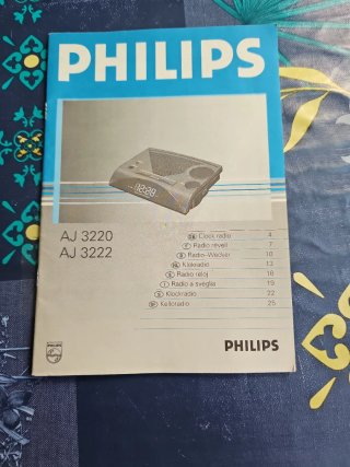 Radio Despertador Philips Negro/Gris
