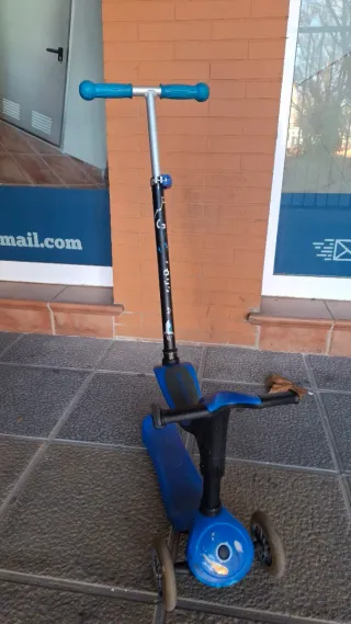 Patinete infantil azul