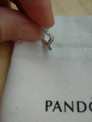 Pendientes Pandora V Corazón Plata