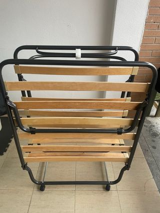 Estructura Cama Plegable Metal y Madera