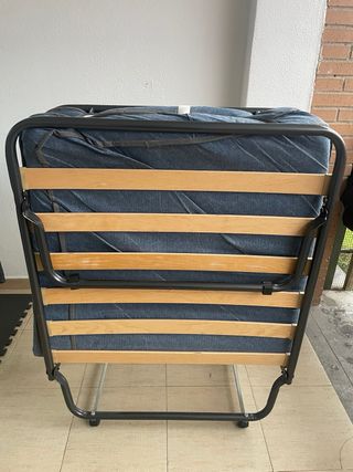 Estructura Cama Plegable Metal y Madera