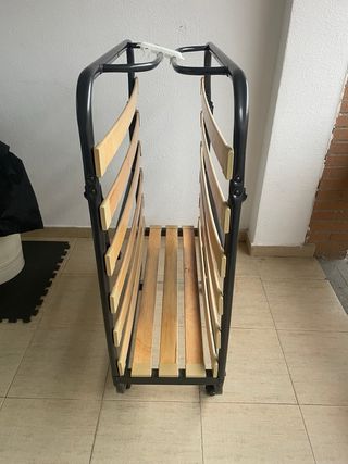 Estructura Cama Plegable Metal y Madera