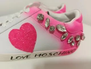 Zapatillas Love Moschino Corazón Rosa