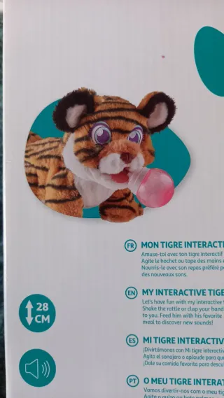Tigre interativo One Two Fun fofinho