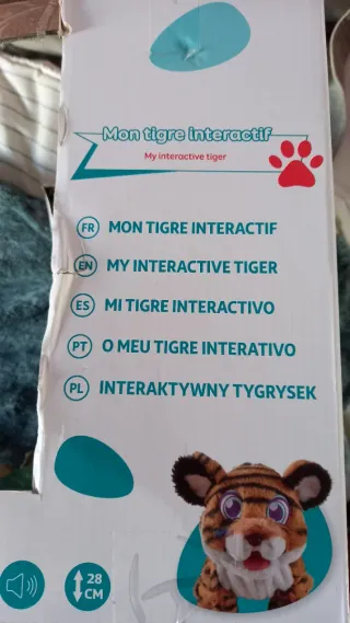 Tigre interativo One Two Fun fofinho