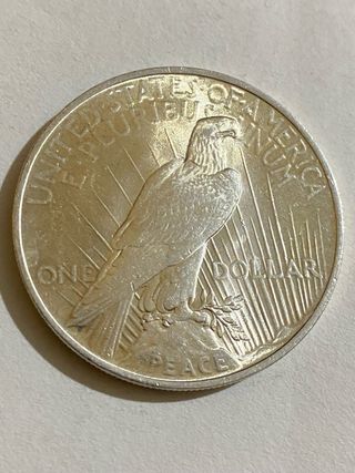 Dólar Peace Plata USA 1922