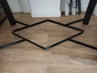 Mesa regulable en altura.