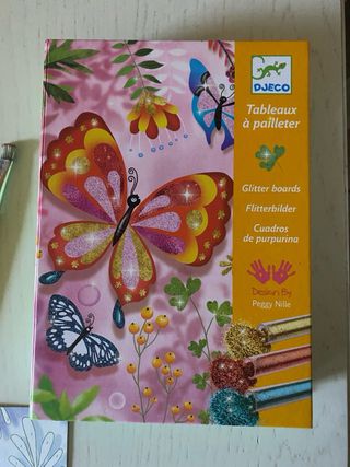 Set Cuadros con Purpurina