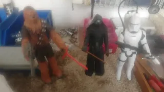 Figuras Star Wars Chewbacca, Kylo Ren, Stormtroope
